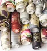 stock lot rolls of textile wall coverings