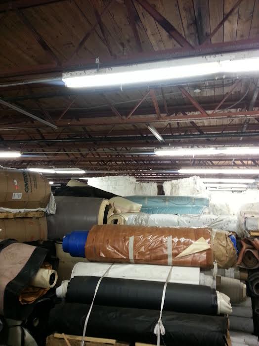 Warehouse assorted liquidation of PVC Rolls