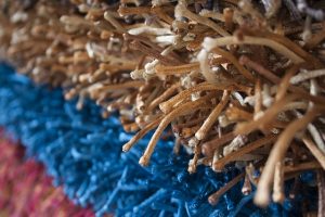 Yarn that is going to be recycled