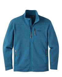 Cozy and warm blue fleece jacket