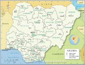 Map of Nigeria