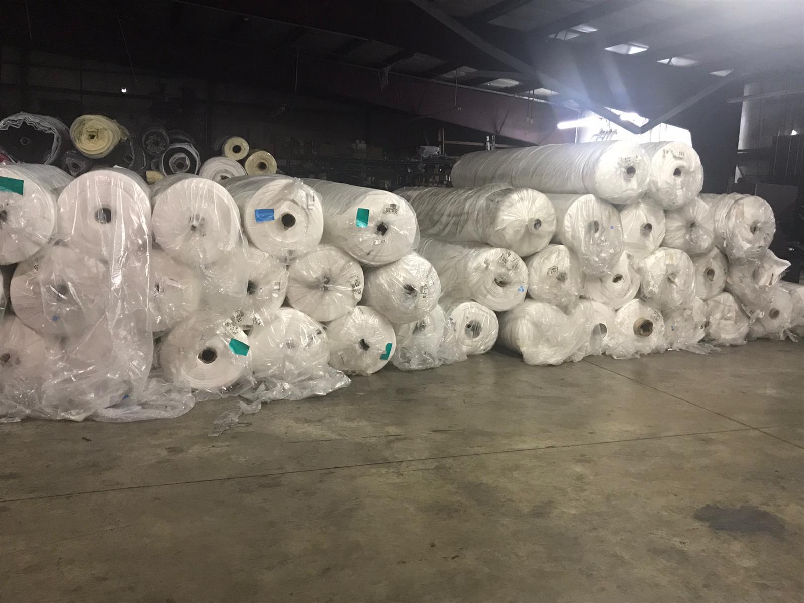 ⚡White Knit Fabric Rolls Made in USA Liquidation Price