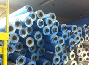 PVC textile shrink wrapped